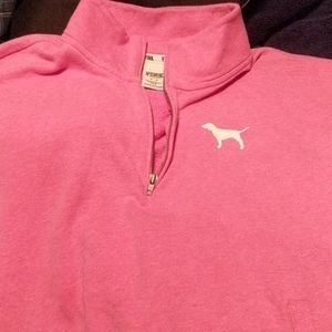 PINK quarter zip (color pink)